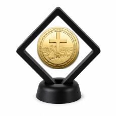 Catholic and Saints Coin Display Stand with Coin of Choice Challenge Coins Catholic and Saints Coin Display Stand with Coin of Choice Challenge Coins 8
