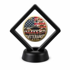 US Army Coin Display Stand with Coin of Choice Army Coins US Army Coin Display Stand with Coin of Choice Army Coins 10
