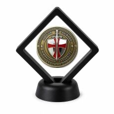 Christian Faith Coin Display Stand with Coin of Choice Challenge Coins Christian Faith Coin Display Stand with Coin of Choice Challenge Coins 7