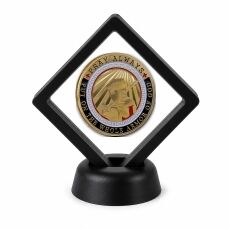 Christian Faith Coin Display Stand with Coin of Choice Challenge Coins Christian Faith Coin Display Stand with Coin of Choice Challenge Coins 5