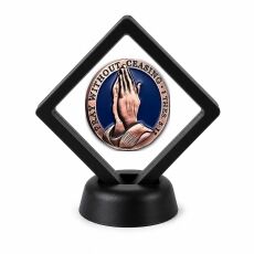 Christian Faith Coin Display Stand with Coin of Choice Challenge Coins Christian Faith Coin Display Stand with Coin of Choice Challenge Coins 19