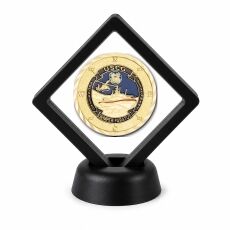 US Navy Coin Display Stand with Coin of Choice Challenge Coins US Navy Coin Display Stand with Coin of Choice Challenge Coins 12