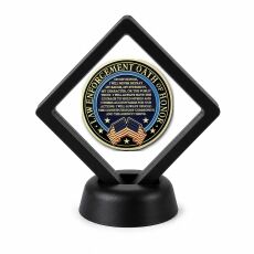 Police and Law Enforcement Coin Display Stand with Coin of Choice Challenge Coins Police and Law Enforcement Coin Display Stand with Coin of Choice Challenge Coins 20