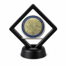 Police and Law Enforcement Coin Display Stand with Coin of Choice Challenge Coins Police and Law Enforcement Coin Display Stand with Coin of Choice Challenge Coins 18