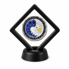 US Air Force and Space Force Coin Display Stand with Coin of Choice Air Force US Air Force and Space Force Coin Display Stand with Coin of Choice Air Force 5