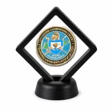 Police and Law Enforcement Coin Display Stand with Coin of Choice Challenge Coins Police and Law Enforcement Coin Display Stand with Coin of Choice Challenge Coins 21