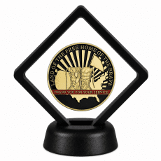 US Army Coin Display Stand with Coin of Choice Army Coins US Army Coin Display Stand with Coin of Choice Army Coins 13