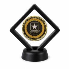 US Army Coin Display Stand with Coin of Choice Army Coins US Army Coin Display Stand with Coin of Choice Army Coins 19