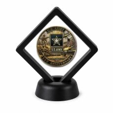 US Army Coin Display Stand with Coin of Choice Army Coins US Army Coin Display Stand with Coin of Choice Army Coins 18