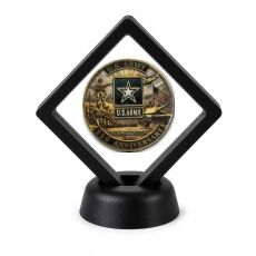 US Army Coin Display Stand with Coin of Choice Army Coins US Army Coin Display Stand with Coin of Choice Army Coins 17