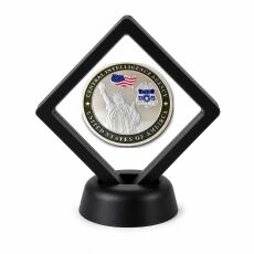 Police and Law Enforcement Coin Display Stand with Coin of Choice Challenge Coins Police and Law Enforcement Coin Display Stand with Coin of Choice Challenge Coins 25