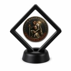 Christian Faith Coin Display Stand with Coin of Choice Challenge Coins Christian Faith Coin Display Stand with Coin of Choice Challenge Coins 35
