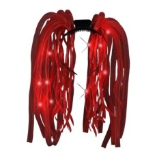 Red LED Noodle Headband Flashing Dreads All Products Red LED Noodle Headband Flashing Dreads All Products 5