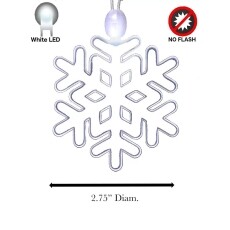 White Snowflake LED Acrylic Necklace All Products White Snowflake LED Acrylic Necklace All Products 4