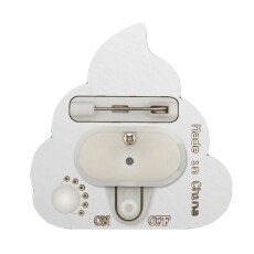 Happy Poop Swirl Emoji Flashing Body Light Lapel Pins All Body Lights and Blinkees Happy Poop Swirl Emoji Flashing Body Light Lapel Pins All Body Lights and Blinkees 4