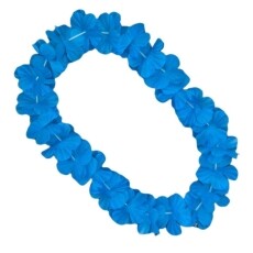 Hawaiian Flower Lei Necklace Blue All Products Hawaiian Flower Lei Necklace Blue All Products 4