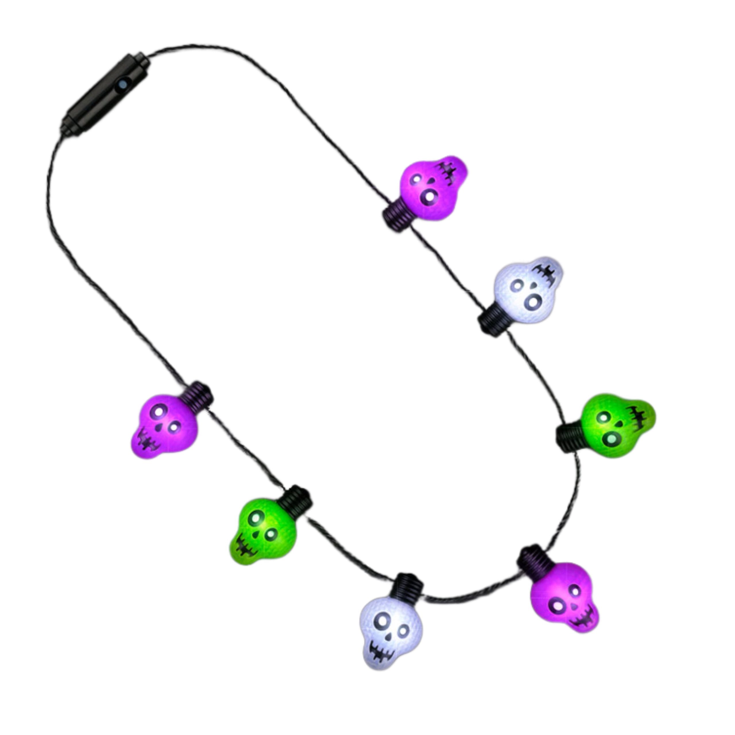 Halloween Zombie Skulls String Lights Necklace All Products Halloween Zombie Skulls String Lights Necklace All Products 5