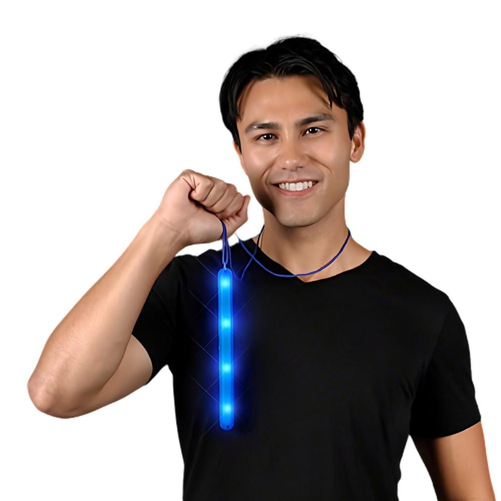 Blue LED Patrol Light Wand 2 Inch Glow Sticks Blue LED Patrol Light Wand 2 Inch Glow Sticks 4