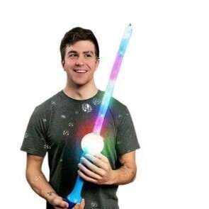 Light Up Multicolor Bubble Sword Assorted Colors Pink or Blue All Products 3