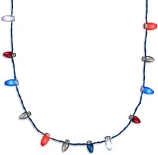Patriotic 4th of July Mini Bulb Necklace 4th of July Patriotic 4th of July Mini Bulb Necklace 4th of July 4