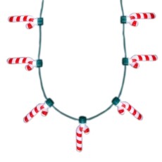 Light Up Seven Candy Cane Charms Christmas Necklace All Products Light Up Seven Candy Cane Charms Christmas Necklace All Products 4