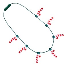 Light Up Seven Candy Cane Charms Christmas Necklace All Products Light Up Seven Candy Cane Charms Christmas Necklace All Products 5