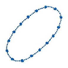 Football Helmet Bead Necklaces Non Metallic Blue Pack of 12 All Products Football Helmet Bead Necklaces Non Metallic Blue Pack of 12 All Products 5