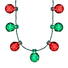 Light Up Christmas Metallic Shine Through Disco Balls Necklace All Products Light Up Christmas Metallic Shine Through Disco Balls Necklace All Products 4