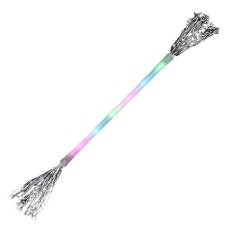 Light Up Twirling Baton Wand with Silver Tinsel All Products Light Up Twirling Baton Wand with Silver Tinsel All Products 4