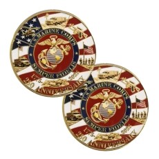 Legacy March Edition US Marine Corps 250th Anniversary Challenge Coin 4th of July Legacy March Edition US Marine Corps 250th Anniversary Challenge Coin 4th of July 5