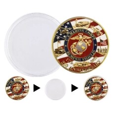 Legacy March Edition US Marine Corps 250th Anniversary Challenge Coin 4th of July Legacy March Edition US Marine Corps 250th Anniversary Challenge Coin 4th of July 6