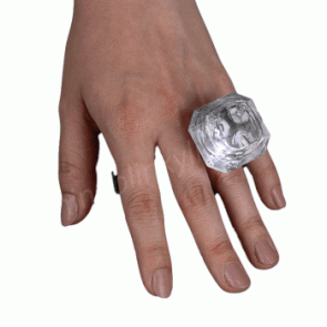 Huge Gem Ring White Diamond All Products