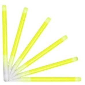 10 Inch Glow Stick Baton Yellow Pack of 25 All Products