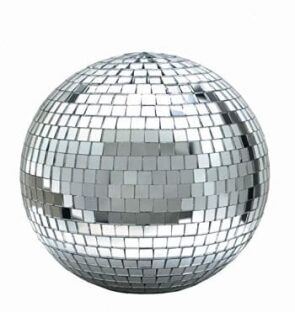 8 Inch Disco Mirror Ball Set with White LED Spotlight and Motor All Products