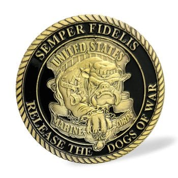 Semper Fidelis Release the Dogs of War United States Marine Corps Commemorative Coin All Products