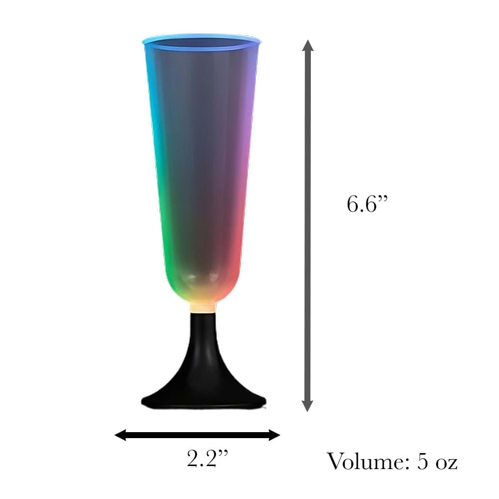 Mini LED Champagne Glass with Black Base All Products Mini LED Champagne Glass with Black Base All Products 4
