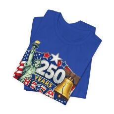 250 Years USA graphic tee | American flag, Statue of Liberty, Liberty Bell 4th of July 250 Years USA graphic tee | American flag, Statue of Liberty, Liberty Bell 4th of July 21