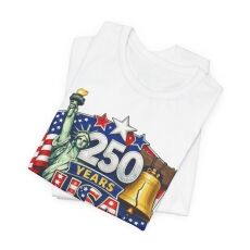 250 Years USA graphic tee | American flag, Statue of Liberty, Liberty Bell 4th of July 250 Years USA graphic tee | American flag, Statue of Liberty, Liberty Bell 4th of July 4