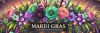 Mardi Gras Flower Accessories